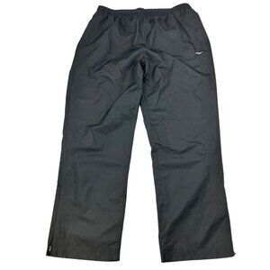 Everlast Men’s Track Pants Straight Leg Zip Ankle Black Size XL Pockets